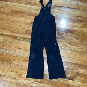 Lands End black snow pants size 8
